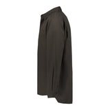 Personal Issues Long Sleeve Oversized Shirt -  Dark Khaki
