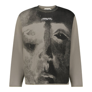 Personal Issues Don’t Look Away Sweater - Grey