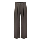 Personal Issues Wide Leg Trousers - Dark Brown