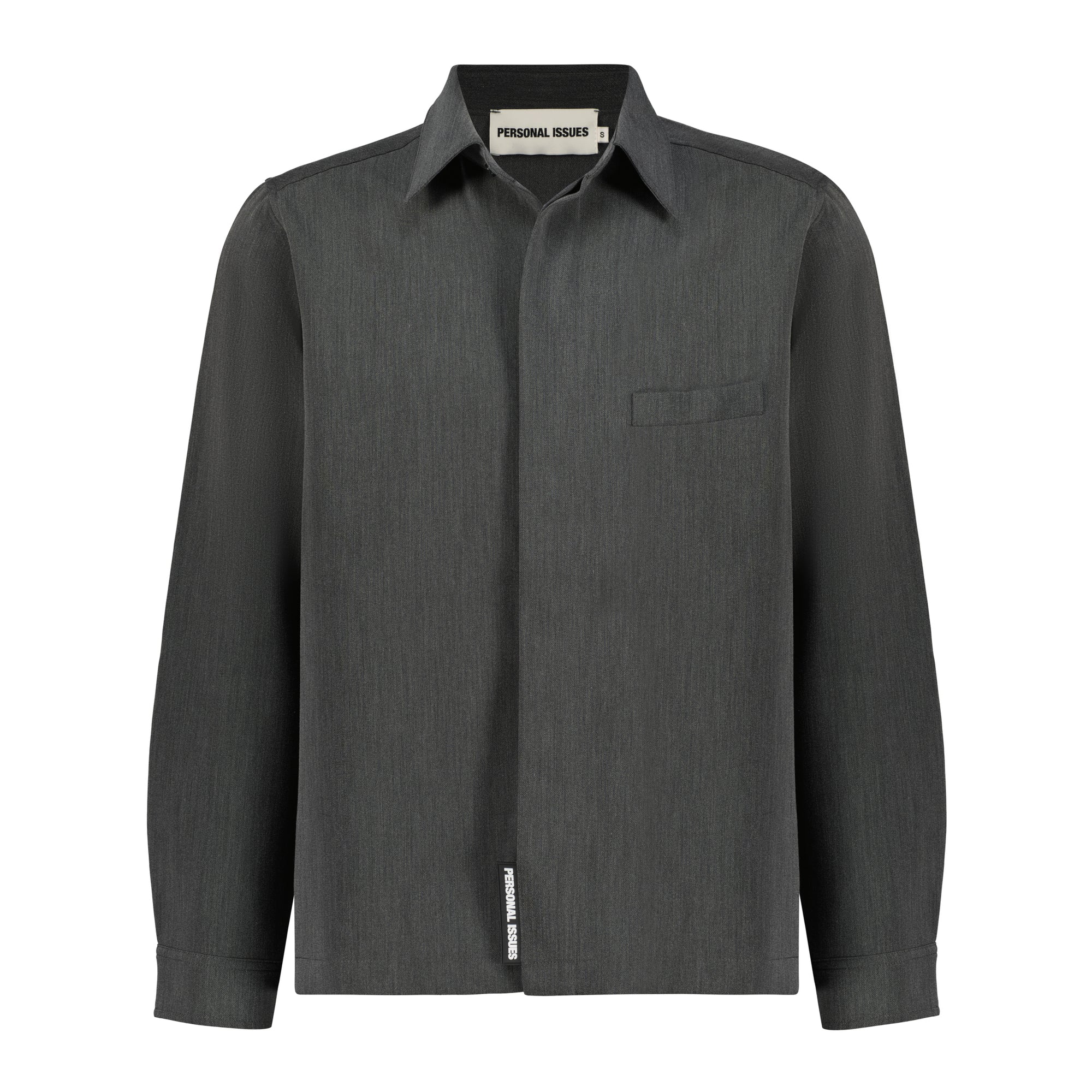 Personal Issues Loose Fit Shirt - Dark Grey