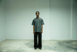Personal Issues Stamped & Destroyed Oversized Tshirt - Textured Grey