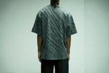 Personal Issues Stamped & Destroyed Oversized Tshirt - Textured Grey