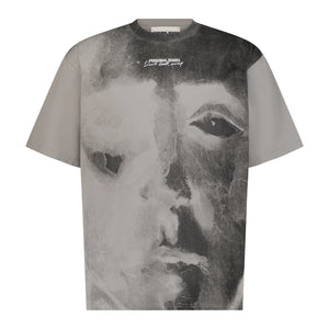 Personal Issues Don't Look Away Oversized Tshirt - Light Grey