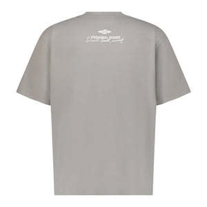 Personal Issues Don't Look Away Oversized Tshirt - Light Grey