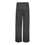 Personal Issues Stamped Wide Leg Trousers - Dark Grey