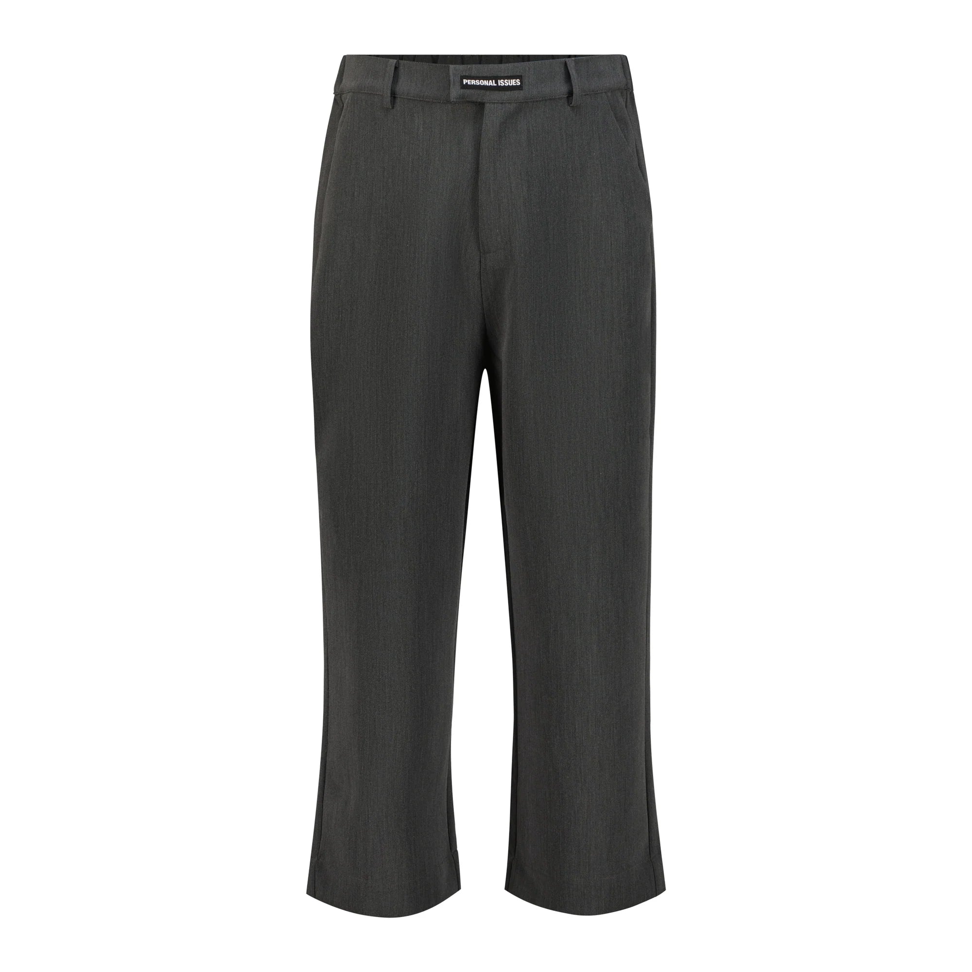 Dark grey discount cropped trousers