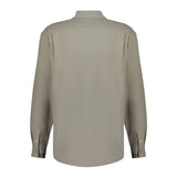 Personal Issues Long Sleeve Oversized Shirt - Beige