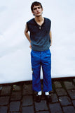 Jungles Jungles Outlook Pleated Nylon Pant - Blue