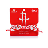 Rastaclat X NBA Houston Rockets Men's Braided Bracelet - White