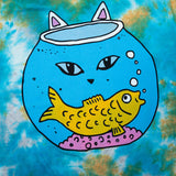 RIP N DIP Finding Nemo Tee - navy/orange tie-dye