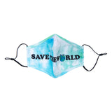RIP N DIP Save The World Face Mask - blue