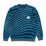 RIP N DIP Dizzy Nermal Polar Fleece Crewneck - Navy/Teal