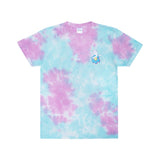 RIP N DIP Nature Is Healing Tee - Aqua/pink tie dye