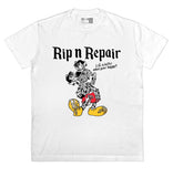 Rip n Repair Happy Place T-Shirt - White