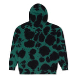 RIP N DIP RIPNTAIL Hoodie - Green/Black tie dye