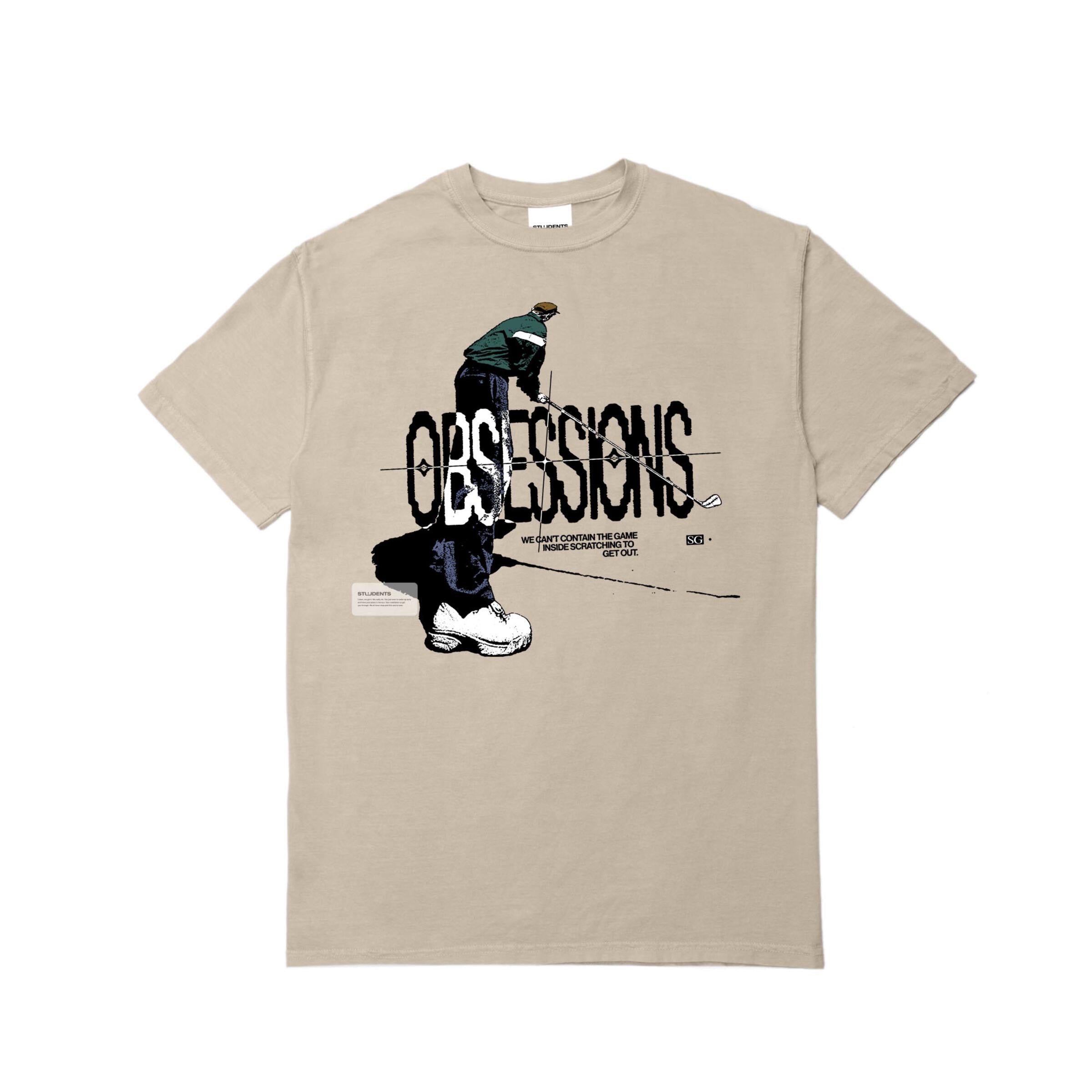 Students Obsessions T-shirt - Sand