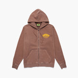 Supervsn Flare Zip-Up Hoodie - Mauve