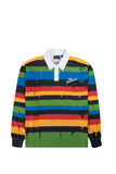 The Hundreds Spray Drip LS Rugby - Black