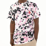 Rip N Dip Fireworld Tee - Black/Pink Acid Wash