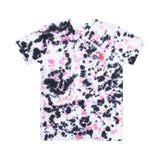 Rip N Dip Fireworld Tee - Black/Pink Acid Wash