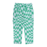 Rip N Dip Checked Cargo Pants - Olive/Pine