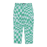 Rip N Dip Checked Cargo Pants - Olive/Pine