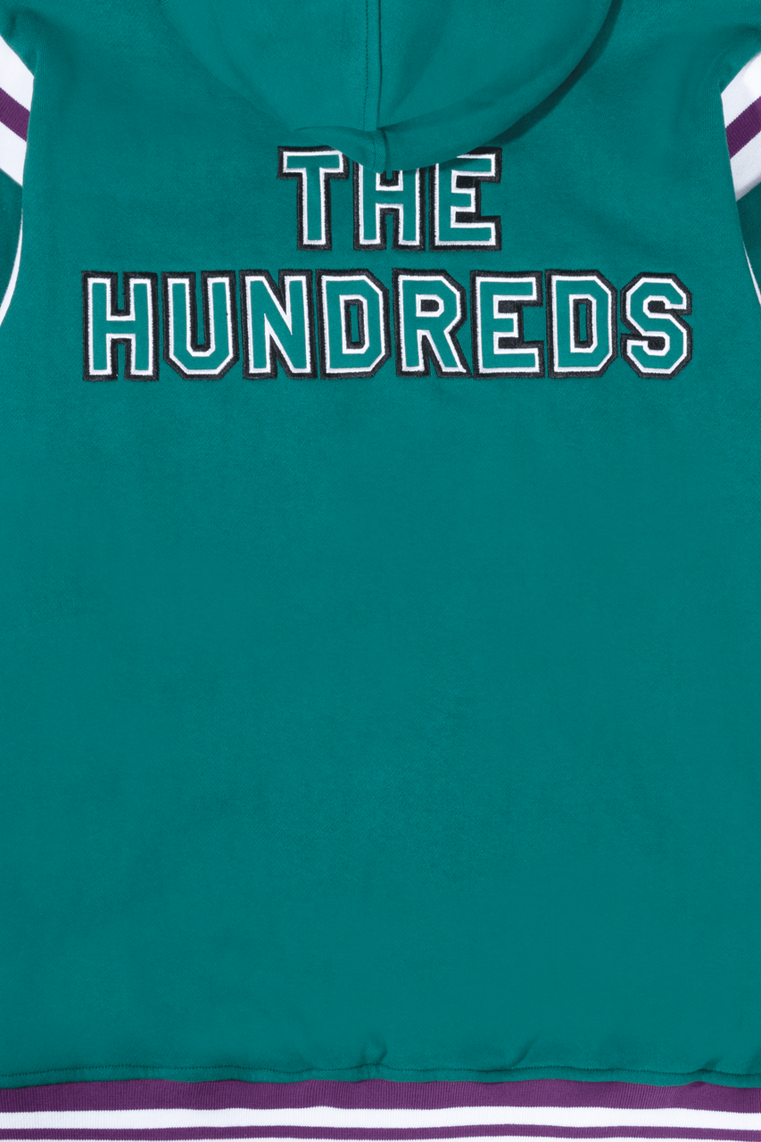 The Hundreds Mammoth Snap Hoodie - Teal