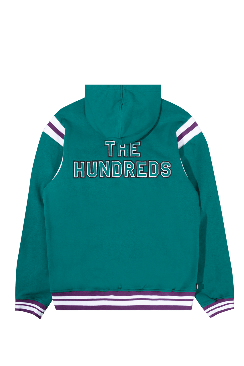 The Hundreds Mammoth Snap Hoodie - Teal