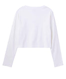 XGirl Compact L/s Top - White