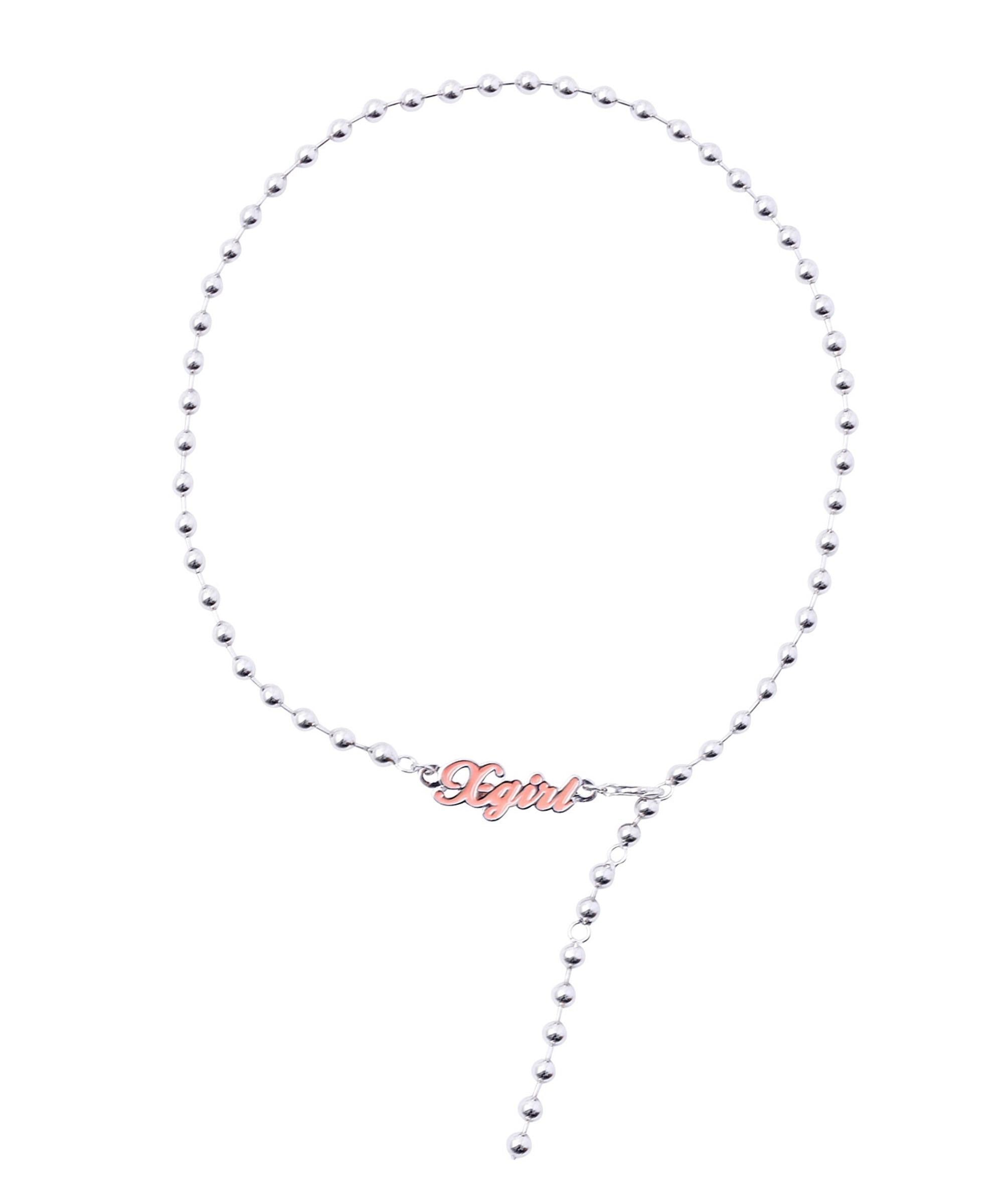 XGirl Ball Chain Necklace - Silver