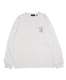 Xlarge L/S TEE SNACK - WHITE