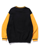 Xlarge RETRO CREW NECK SWEAT - BLACK