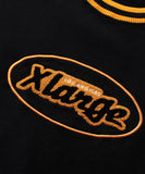 Xlarge RETRO CREW NECK SWEAT - BLACK