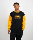Xlarge RETRO CREW NECK SWEAT - BLACK