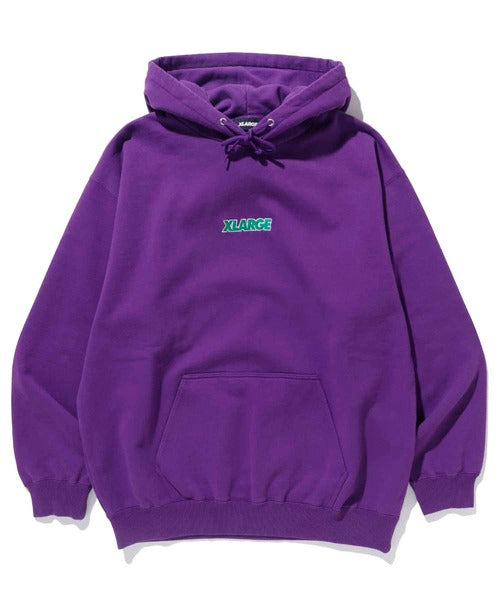 XLarge Standard Logo Pullover Hooded Sweat - Purple