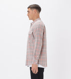 ZANEROBE work flannel ls shirt - washed peach
