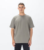 ZANEROBE BOX TEE - dk moss