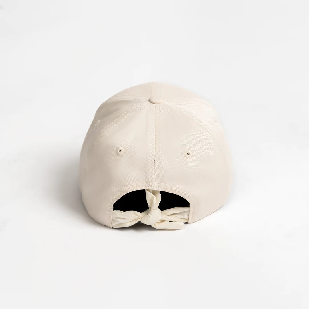 Sule Cap - Off White Cotton with Black É
