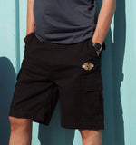 Noms Life Emblem Utility Pocket Shorts - Black