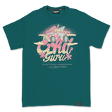 Crkd Guru Mr Snowman T-shirt - Seagreen