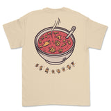 Crkd Guru Soup for Thought T-shirt - Offwhite